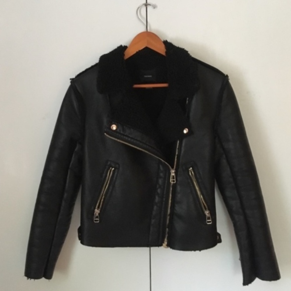 RETRO FAUX SHERLING JACKET